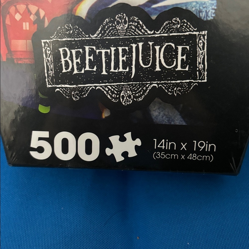 Beetlejuice Beetlejuice 500 Piece Puzzle 14in x 19in ( 35cm x 48cm ) NWOTS - Picture 6 of 8